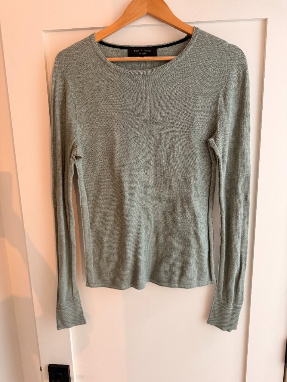 rag & bone Cotton Knit Long Sleeve, Size: S, NWOT